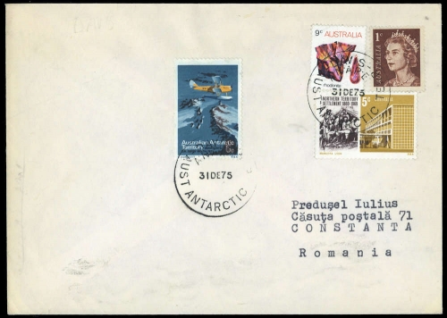 1973, Australische Gebiete in der Antarktis, 24 u.a., Brief