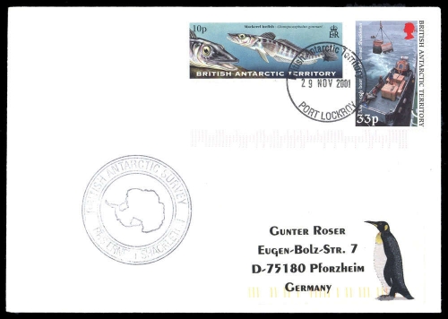 1999, Britische Gebiete in der Antarktis, 308, 288, Brief