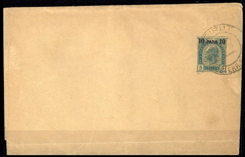 1900, Österreich Post in der Levante, S 2, Brief