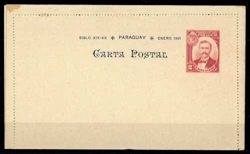 1900, Paraguay, K 4, Brief