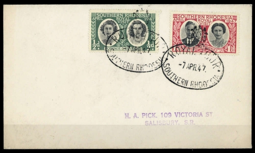 1947, Süd Rhodesien, 64-65, Brief