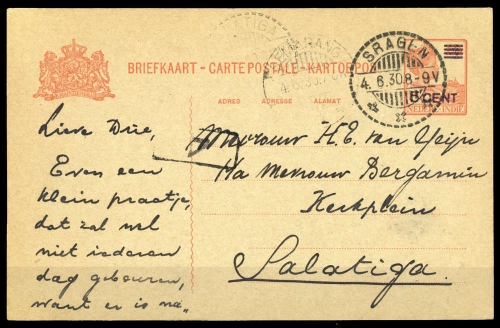 1930, Niederländisch Indien, P, Brief