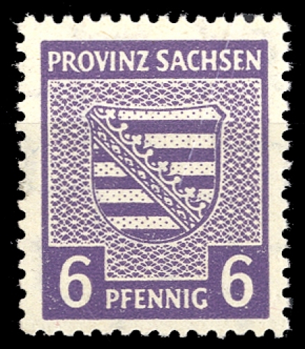 1945, SBZ Provinz Sachsen, 76 Y c, **