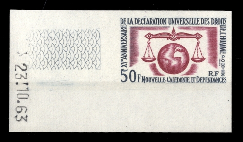 1963, Neukaledonien, 393 Bru, **