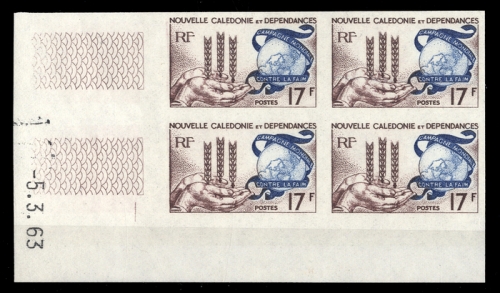 1963, Neukaledonien, 387 Bru, **
