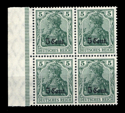 1916, Deutsche Besetzung I. WK Etappengebiet West, 2 SR (4), **