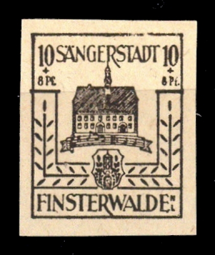 1945, Deutsche Lokalausgabe Finsterwalde, 6 Var., **