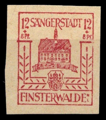 1945, Deutsche Lokalausgabe Finsterwalde, 7 Var., **