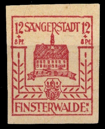 1945, Deutsche Lokalausgabe Finsterwalde, 7 Var., **
