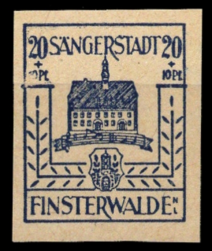 1945, Deutsche Lokalausgabe Finsterwalde, 8 Var., **