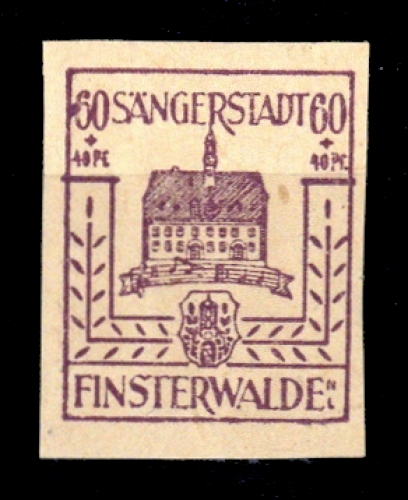 1945, Deutsche Lokalausgabe Finsterwalde, 12 Var., **