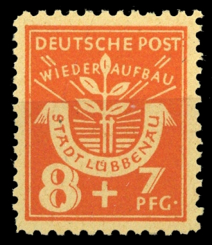 1946, Deutsche Lokalausgabe Lübbenau, 3 Var., **