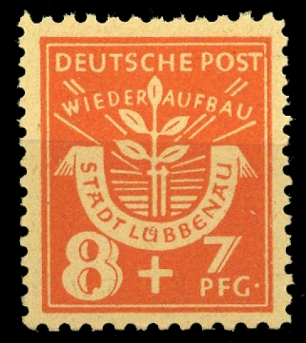 1946, Deutsche Lokalausgabe Lübbenau, 3 Var., **