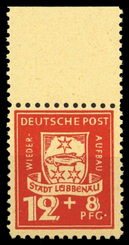 1946, Deutsche Lokalausgabe Lübbenau, 5 Var., **