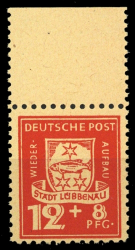 1946, Deutsche Lokalausgabe Lübbenau, 5 Var., **