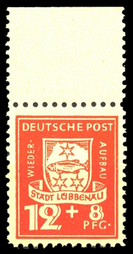 1946, Deutsche Lokalausgabe Lübbenau, 5 Var., **