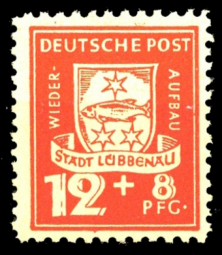 1946, Deutsche Lokalausgabe Lübbenau, 5 Var., **