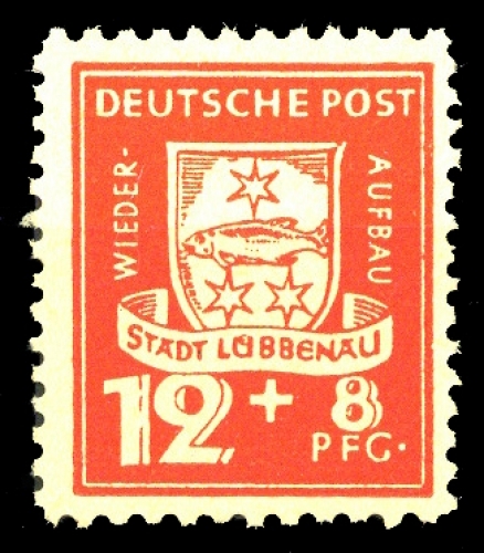 1946, Deutsche Lokalausgabe Lübbenau, 5 Var., **
