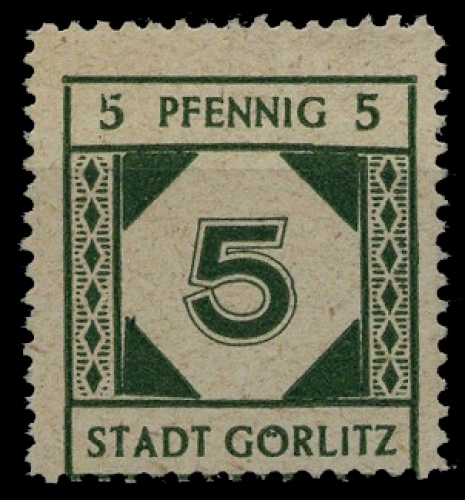 1945, Deutsche Lokalausgabe Görlitz, 1 Var., **