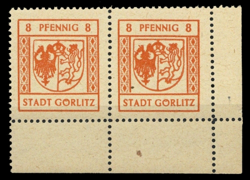 1945, Deutsche Lokalausgabe Görlitz, 3 Ecke, **