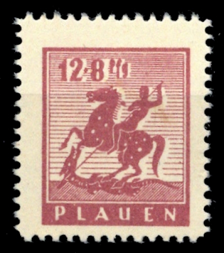 1945, Deutsche Lokalausgabe Plauen, 5 Var., **