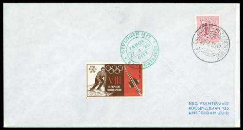 1960, Luftfahrt,Raketenpost,allgemein, EZ 16C1, Brief