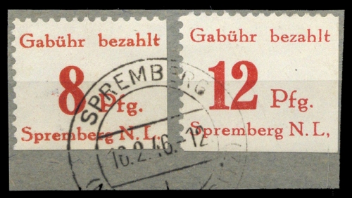 1946, Deutsche Lokalausgabe Spremberg, 11-12 I A, Briefst.