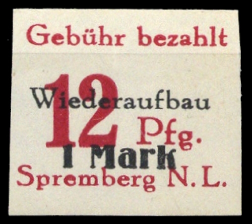 1946, Deutsche Lokalausgabe Spremberg, 20 B XII, **