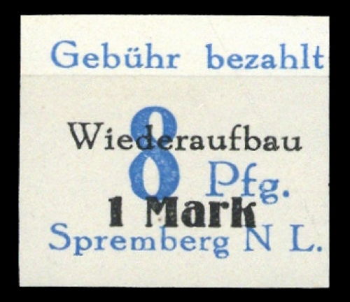 1946, Deutsche Lokalausgabe Spremberg, 21 B VII, **