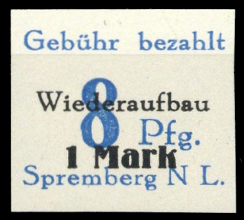1946, Deutsche Lokalausgabe Spremberg, 21 B VII, **