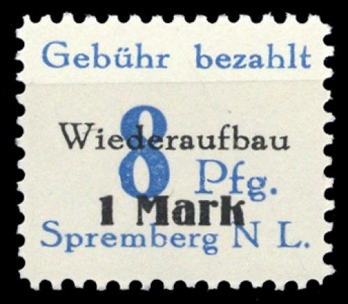 1946, Deutsche Lokalausgabe Spremberg, 21 A VII, **