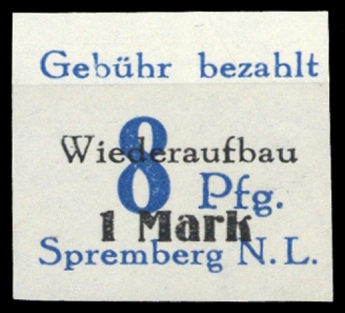 1946, Deutsche Lokalausgabe Spremberg, 21 B X, **