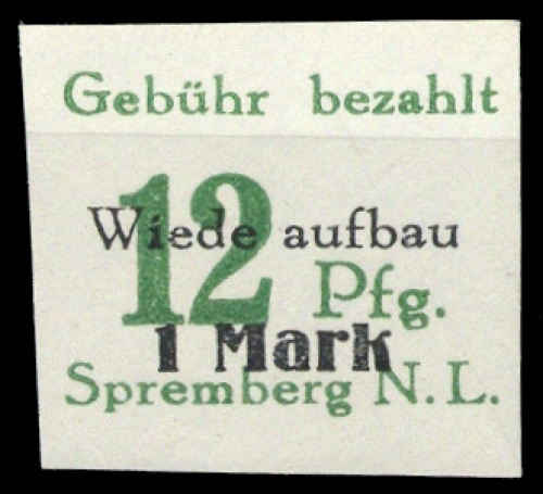 1946, Deutsche Lokalausgabe Spremberg, 22 B I, **