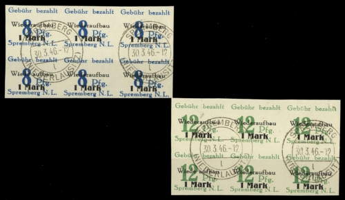 1946, Deutsche Lokalausgabe Spremberg, 21-22 B (6), gest.