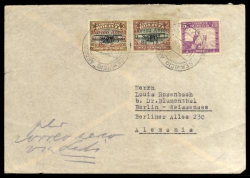 1937, Bolivien, 271-72 u.a., Brief