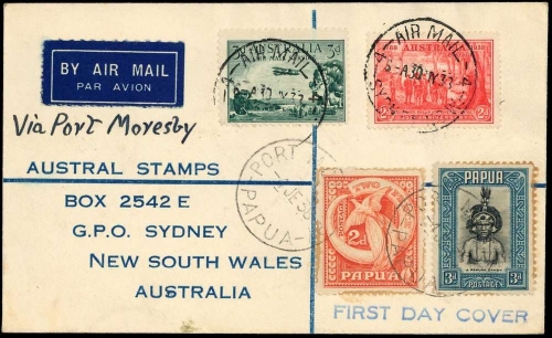 1930, Australien, 89, Papua, Brief
