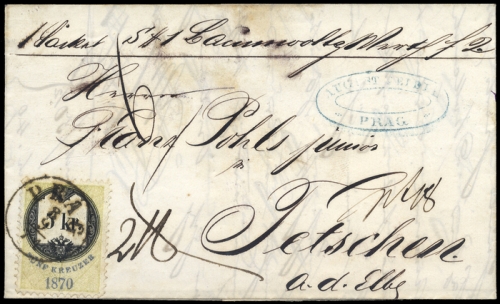 1870, Österreich, Brief