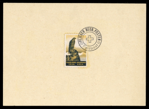 1939, Schweiz Soldatenmarken, Brief