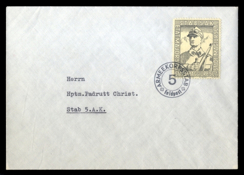 1940, Schweiz Soldatenmarken, Brief