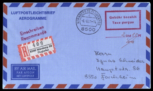 1981, Bundesrepublik Deutschland, Brief