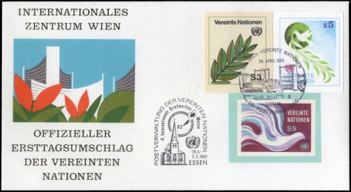 1982, UNO Wien, FDC