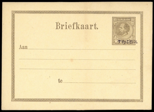 1879, Surinam, Brief