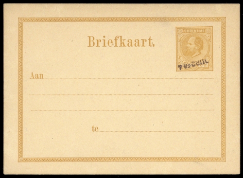 1879, Surinam, Brief