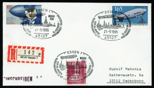 1991, Zeppelin,Zeppelin Sonderstempel,Sonderstempel nach 1939, ...
