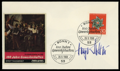 Ansichtskarten,Autographen,Politiker, Brief