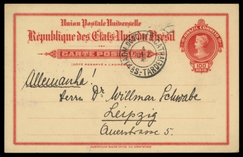 1900, Brasilien, P, Brief