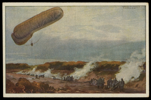 1914, Zeppelin,Zeppelin Postkarten,Luftflotten-Verein, Brief