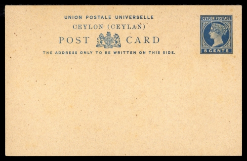 1894, Ceylon, Ascher P 33, Brief