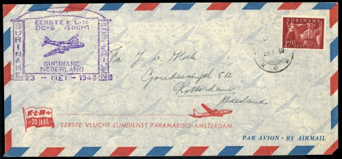 1949, Surinam, Brief