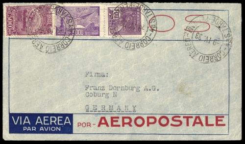1933, Brasilien, Brief